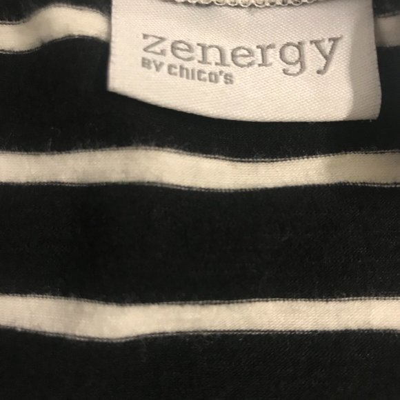 ZENERGY by Chico's Striped Knit Top--Great BASIC - Picture 5 of 10